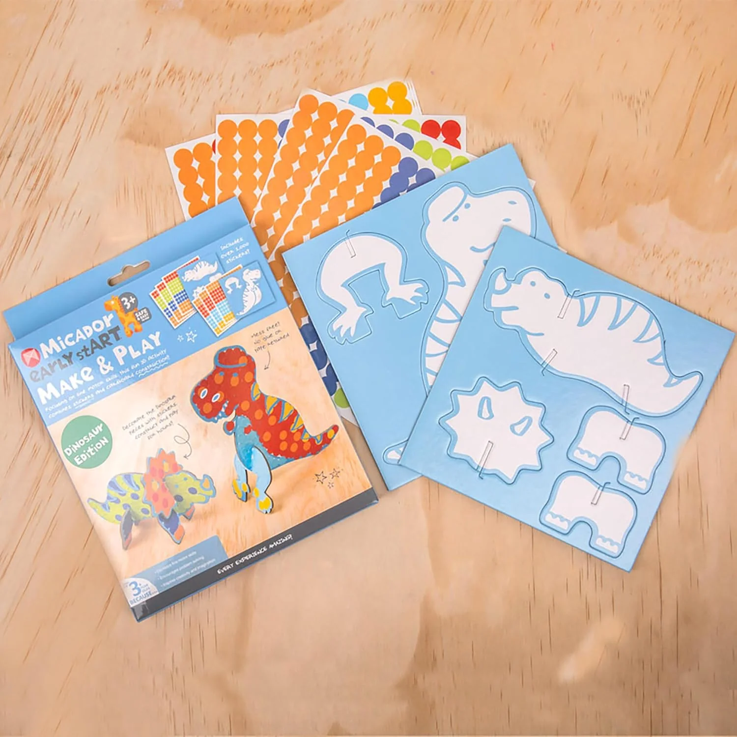 Micador early stART Dinosaur 3D Sticker & Construction Kit (3YRS+) - Image 2