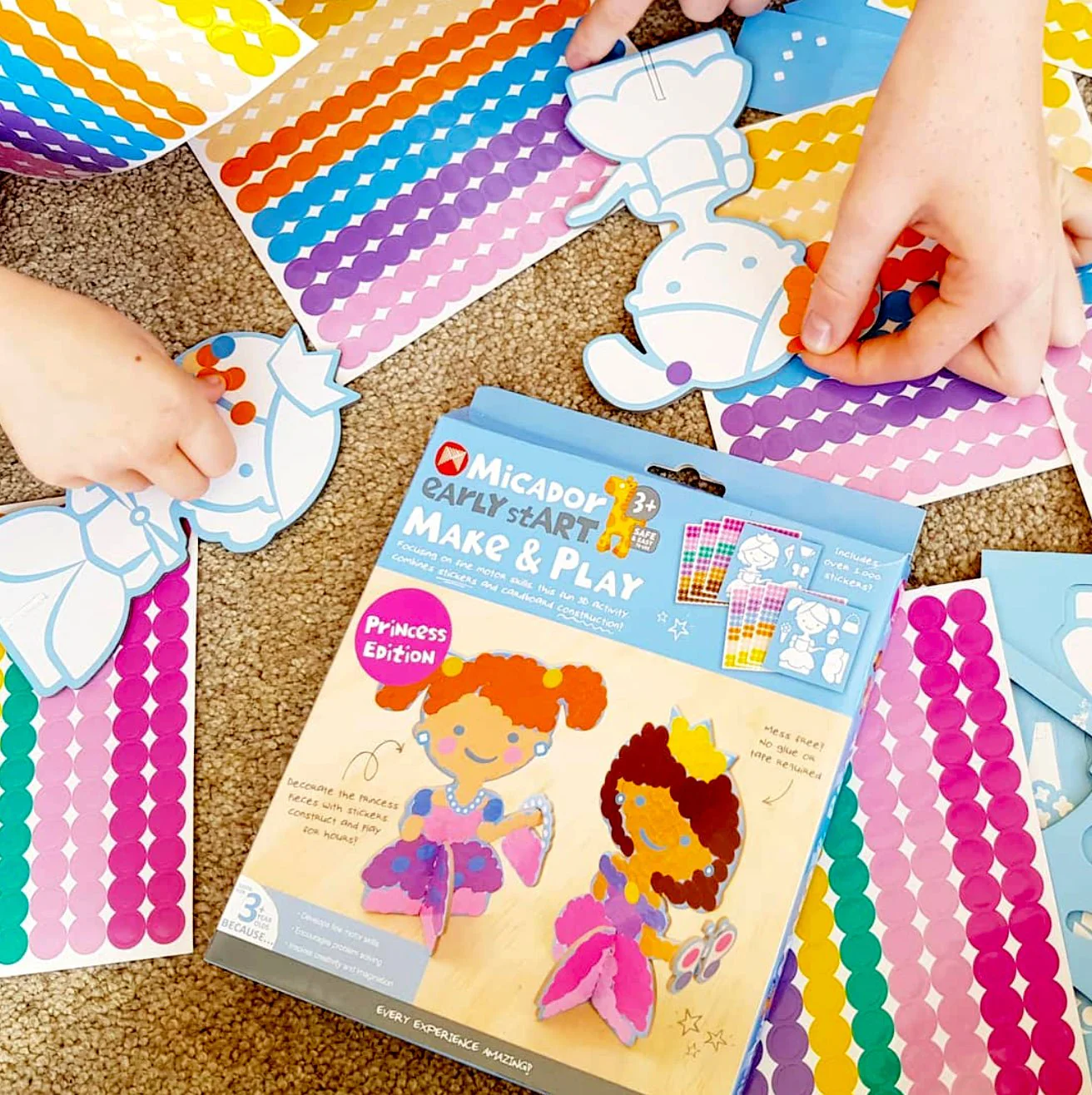Micador early stART Make & Play Sticker Learning - Princess Edition (3+YRS) - Image 2