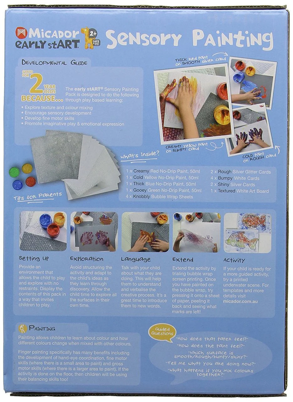 Micador Toddler Sensory Painting Kit - 2 years+ - Image 2