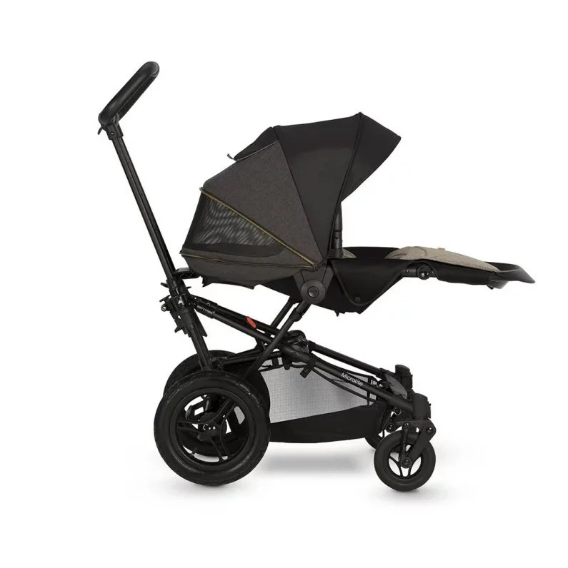 Micralite 2 in 1 Twofold Pushchair Pram - Carbon - Image 2