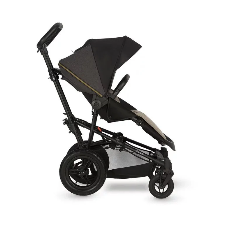 Micralite 2 in 1 Twofold Pushchair Pram - Carbon - Image 4