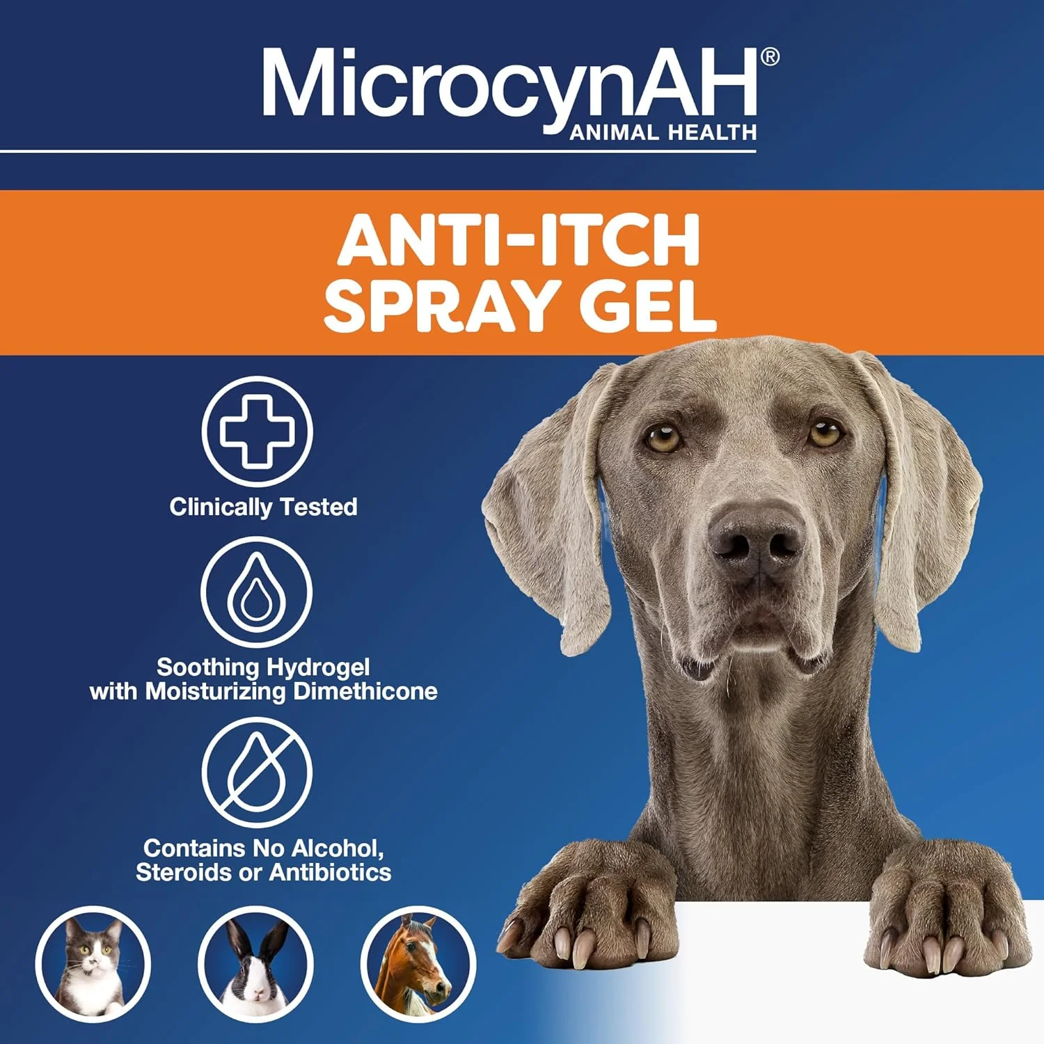 Microcyn AH Anti-Itch Soothing Spray Gel for Pets - 237ml X3 - Image 2