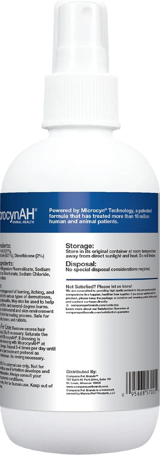 Microcyn AH Anti-Itch Soothing Spray Gel for Pets - 237ml X3 - Image 4