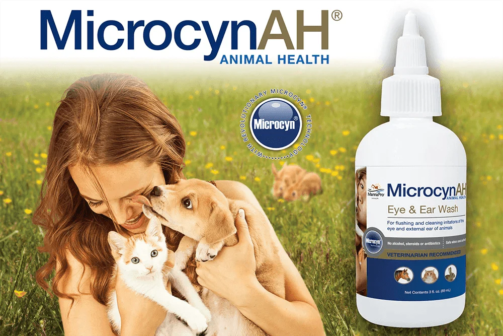 Microcyn AH Eye & Ear Wash, Cleaning & wound care for Pets - 89ml X3 - Image 4