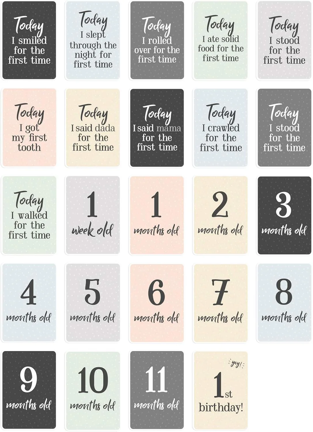 Milestone Memory Cards - Various Collections - Image 16