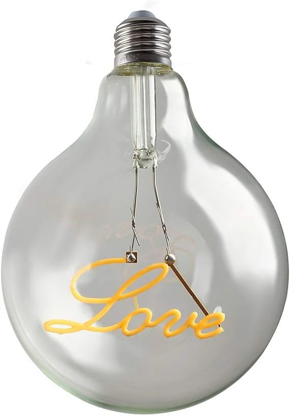 MiniSun Vintage Style 2W LED Screw In Bulb - Love - Image 3