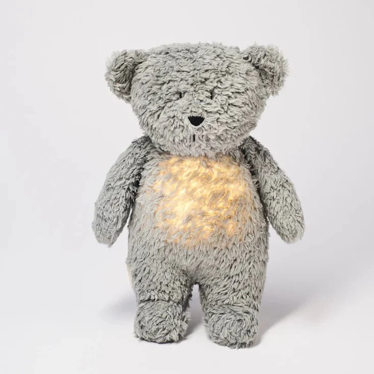 Moonie Organic Humming Bear | Mineral Grey (0+ YRS) - Image 2
