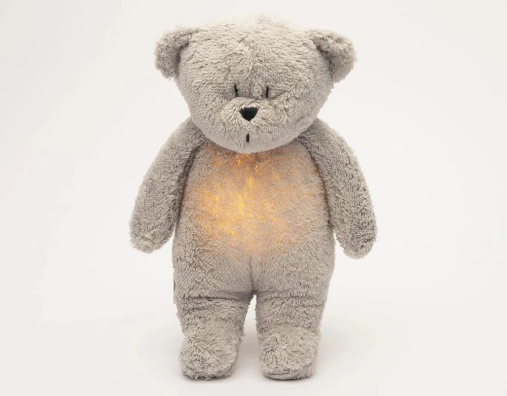 Moonie Organic Humming Bear | Mineral Grey (0+ YRS) - Image 4