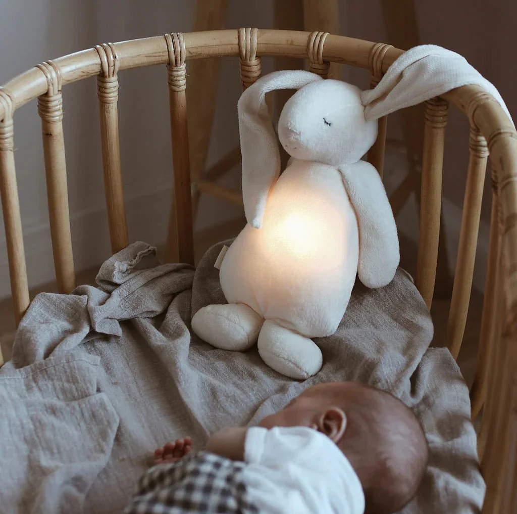 Moonie The Organic Humming Bunny With Lamp - Cream (0+) - Image 2