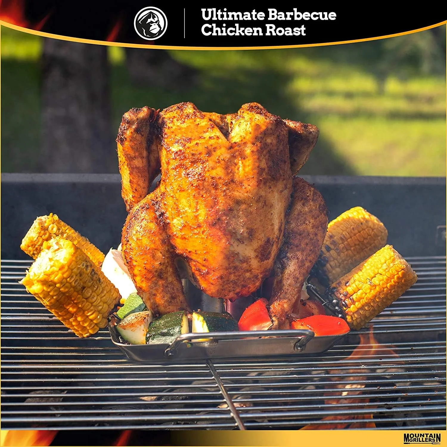 MOUNTAIN GRILLERS Beer Can Chicken Roaster Stand - Image 2