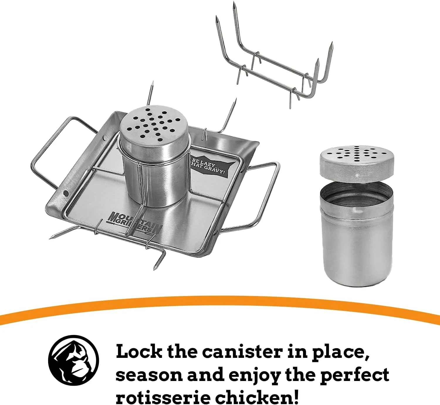 MOUNTAIN GRILLERS Beer Can Chicken Roaster Stand - Image 8