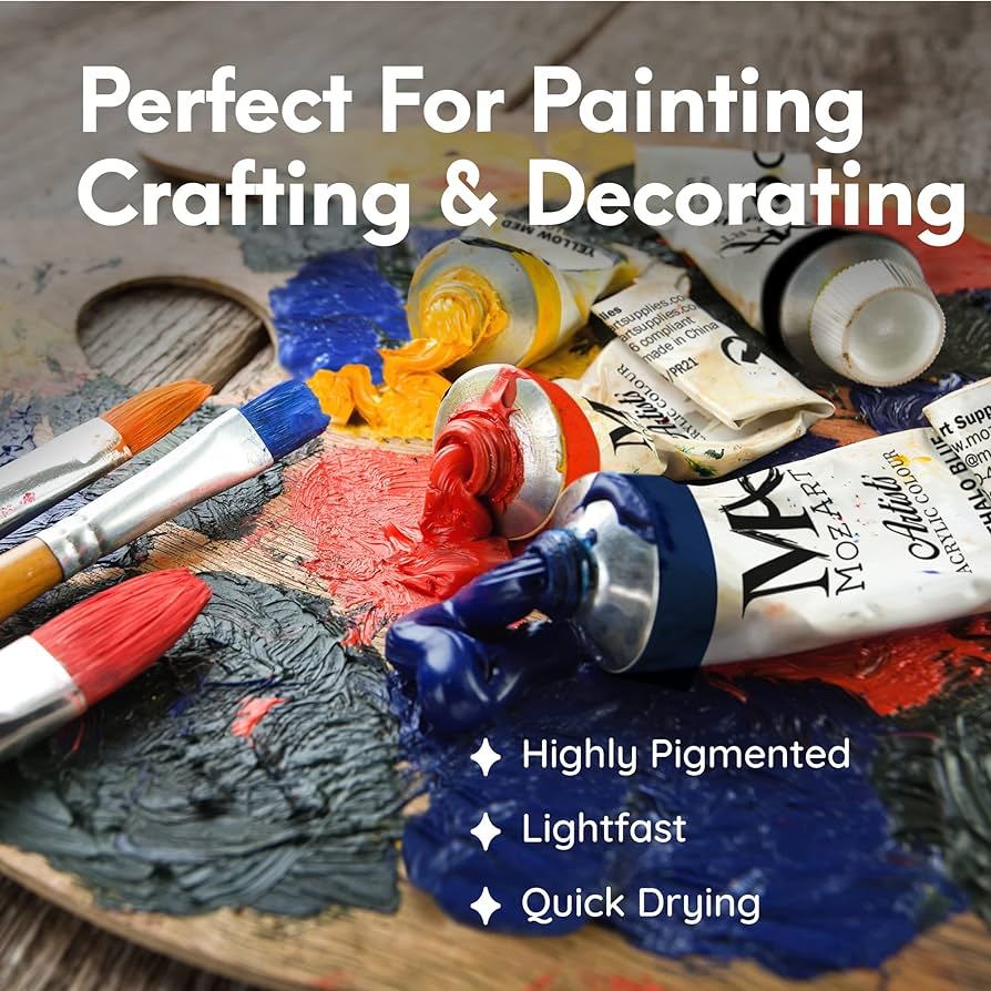 Mozart Acrylic Paints Set - 24 colours - Image 3