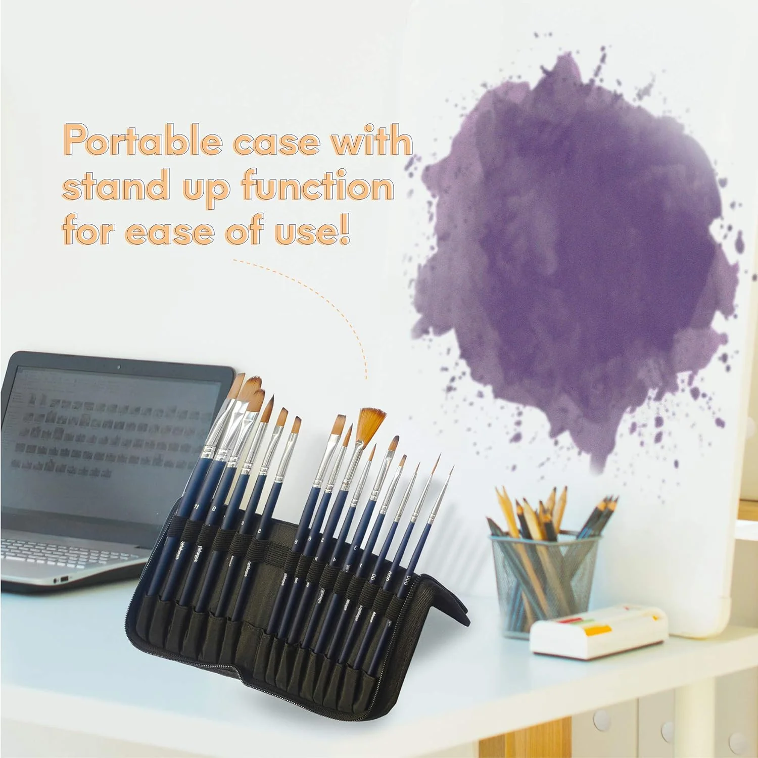 MozArt Supplies Paint Brushes Set - Image 4