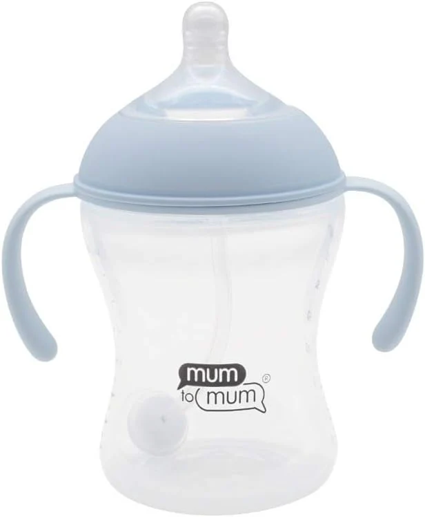 Mum to Mum - Wide Neck Dome PP Feeding Bottle - Blue - Image 2