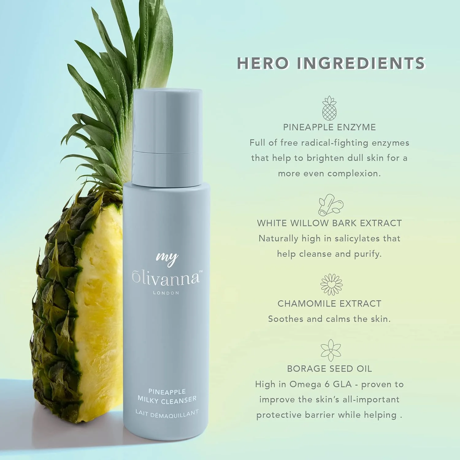 My Olivanna Pineapple Milky Cleanser - 150ml - Image 5