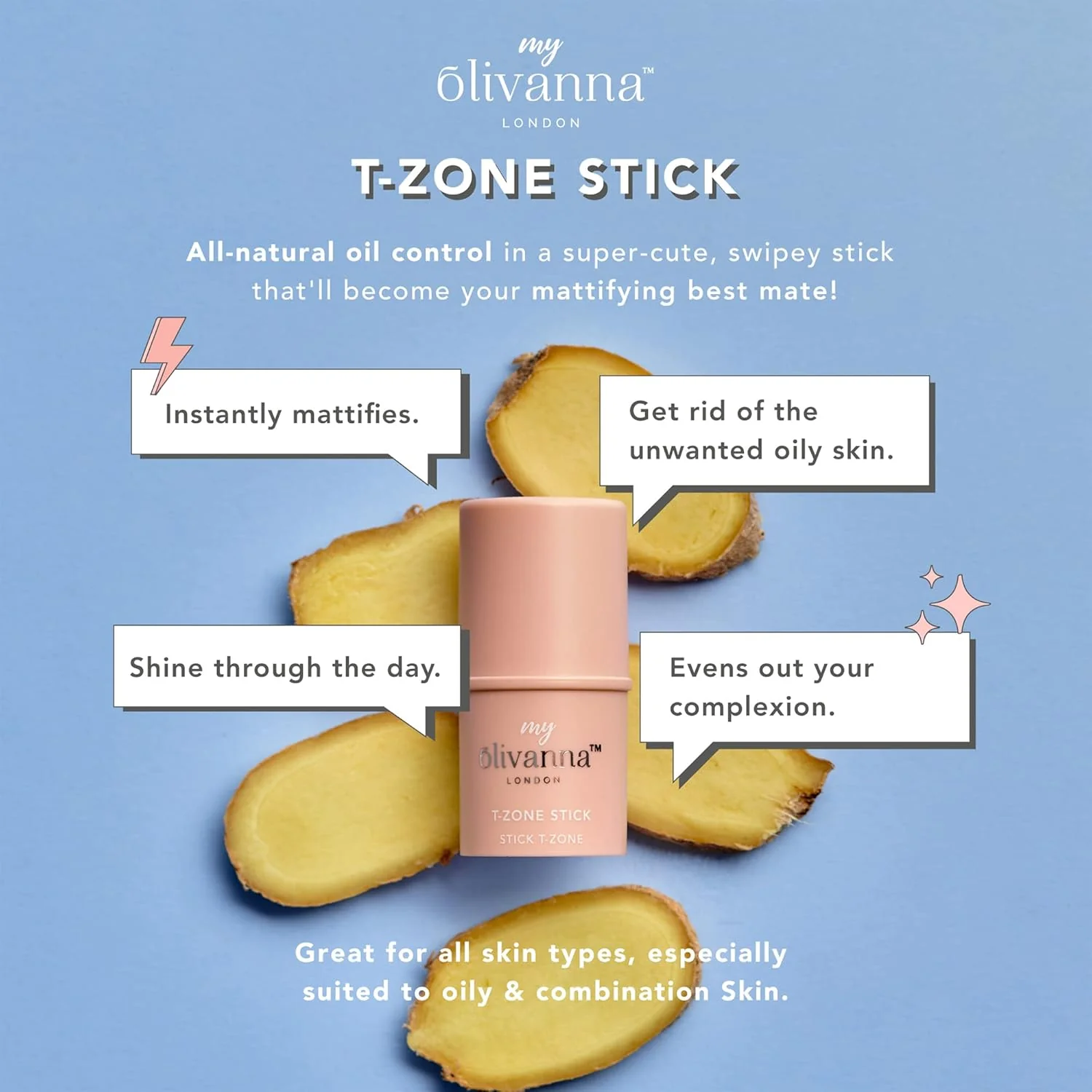 My Olivanna T-Zone Stick Blemish Treatment Oil Control - Image 2