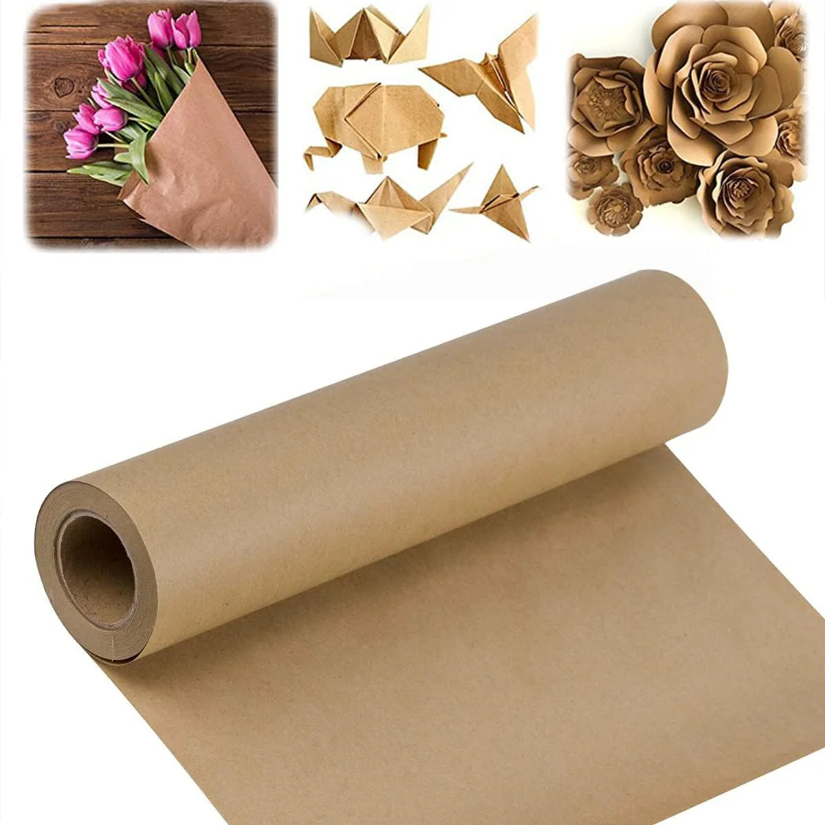 Jumbo Florist Recycled Brown Paper Art Roll 229m - Image 7