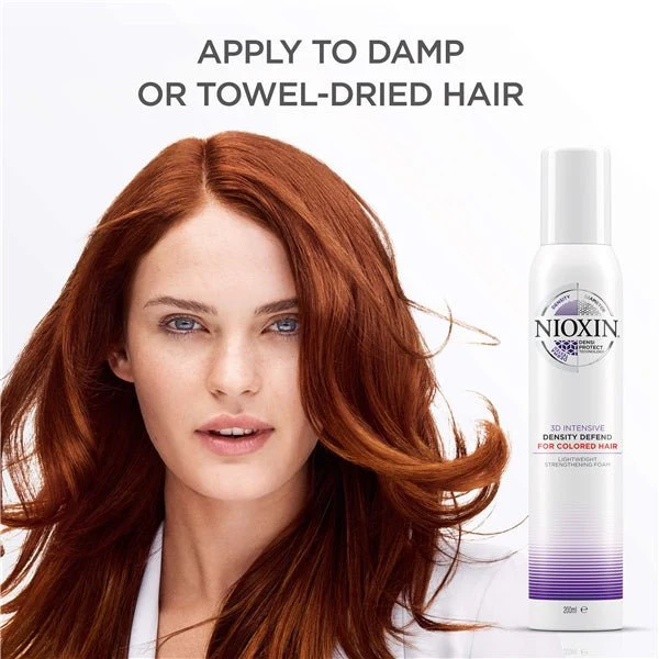 Nioxin Density Defend Foam for Coloured Hair 200ml - Image 3