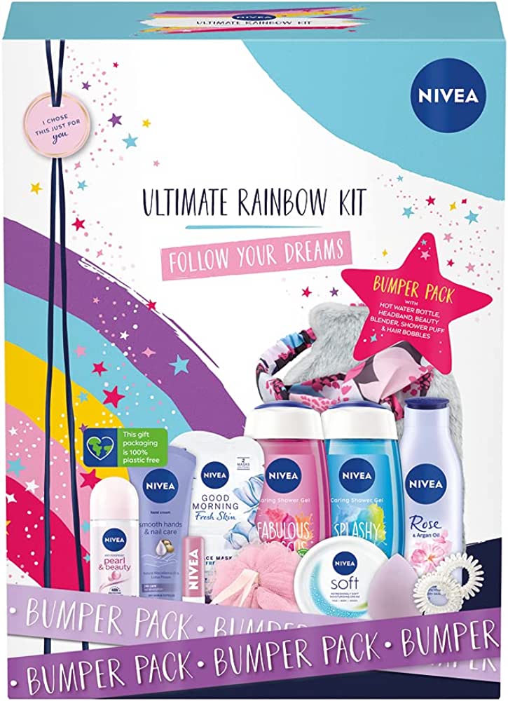 Nivea Ultimate Rainbow Kit, 13-Piece Pampering Gift Set - BUMPER PACK - Image 2