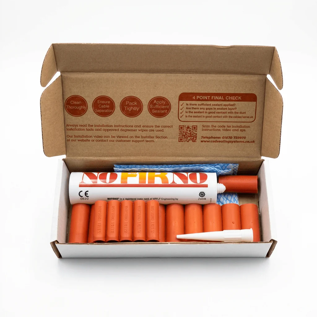 Nofirno Duct Sealant - The Rapid Sealing System Kit - Image 2