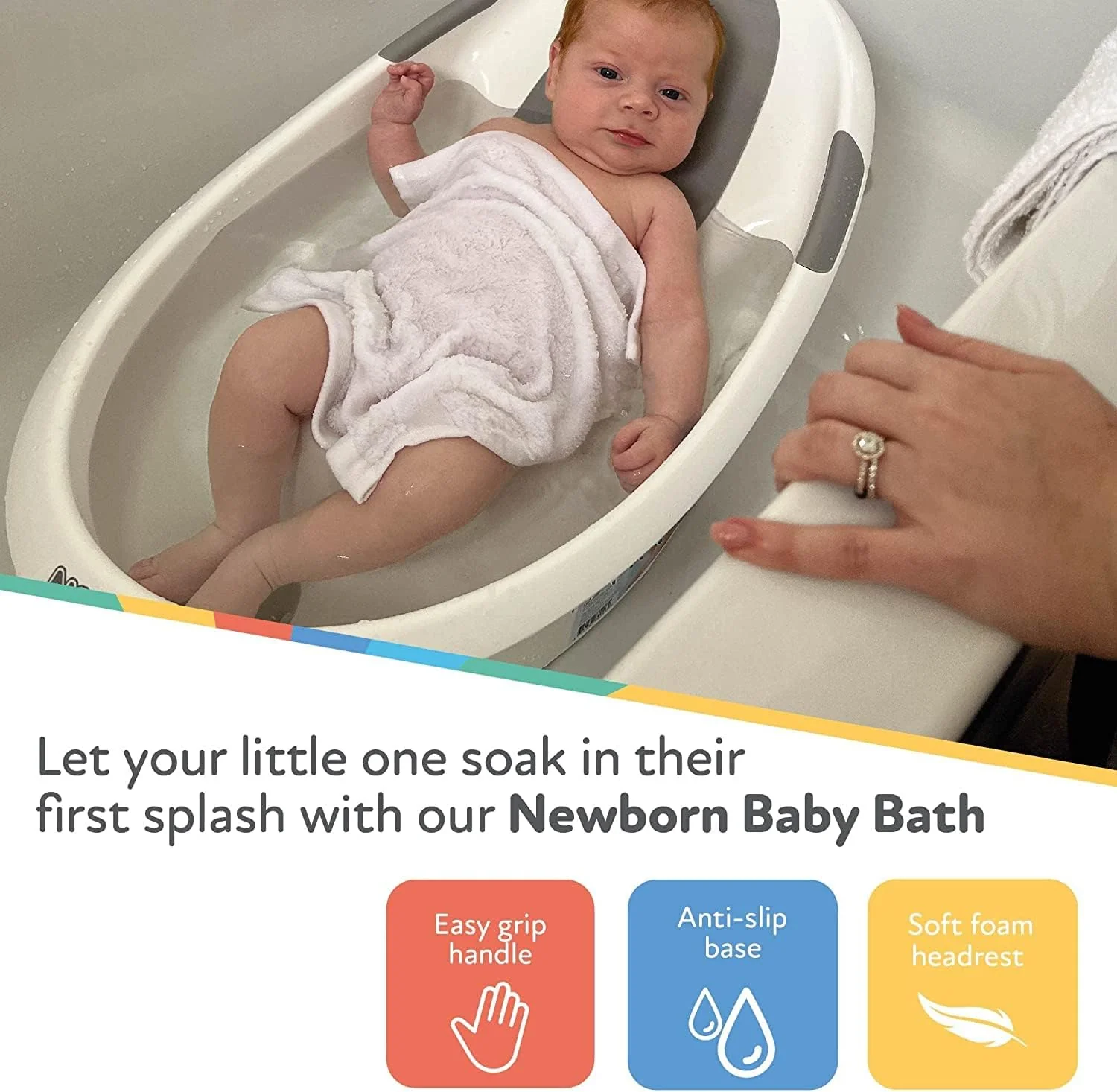 Nuby Newborn Baby Bath - Image 2