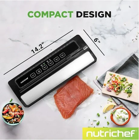 NutriChef Automatic Food Vacuum Sealer Starter Kit - Image 4