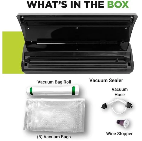 NutriChef Automatic Food Vacuum Sealer Starter Kit - Image 6