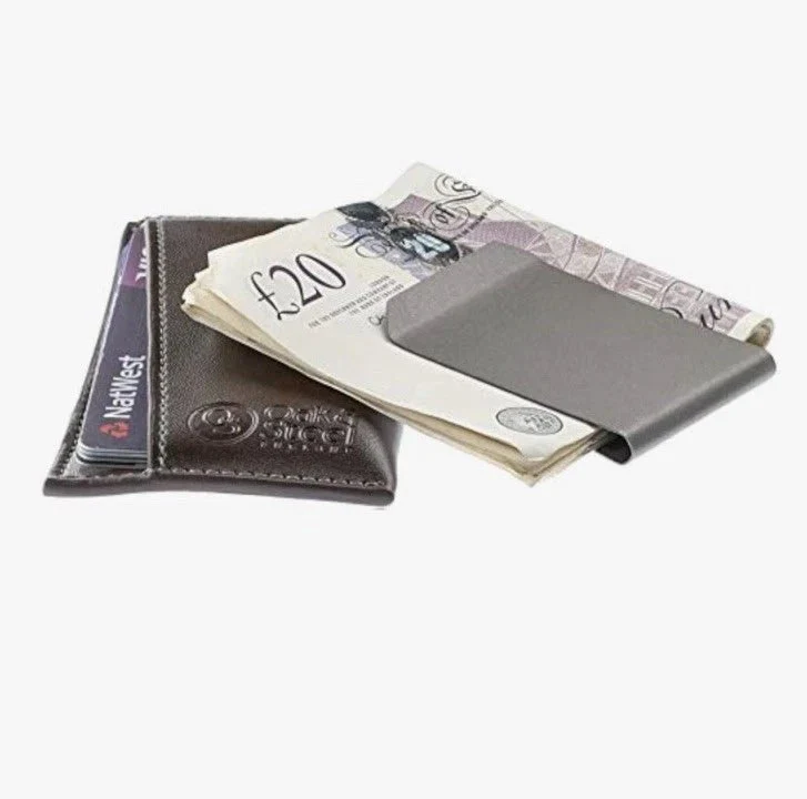 Oak & Steel Premium Black Card Holder/Wallet - Image 6