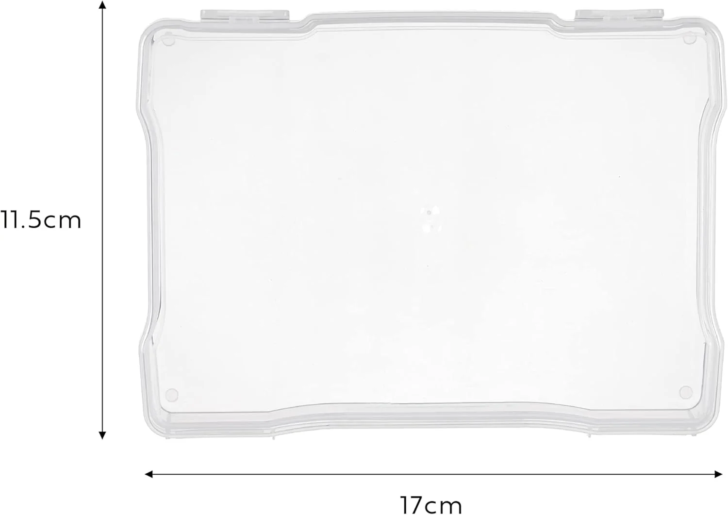 Office Mania - 6"x4" Photo & Crafts Organiser: Storage box, 16 Cases & Labels - Clear - Image 2