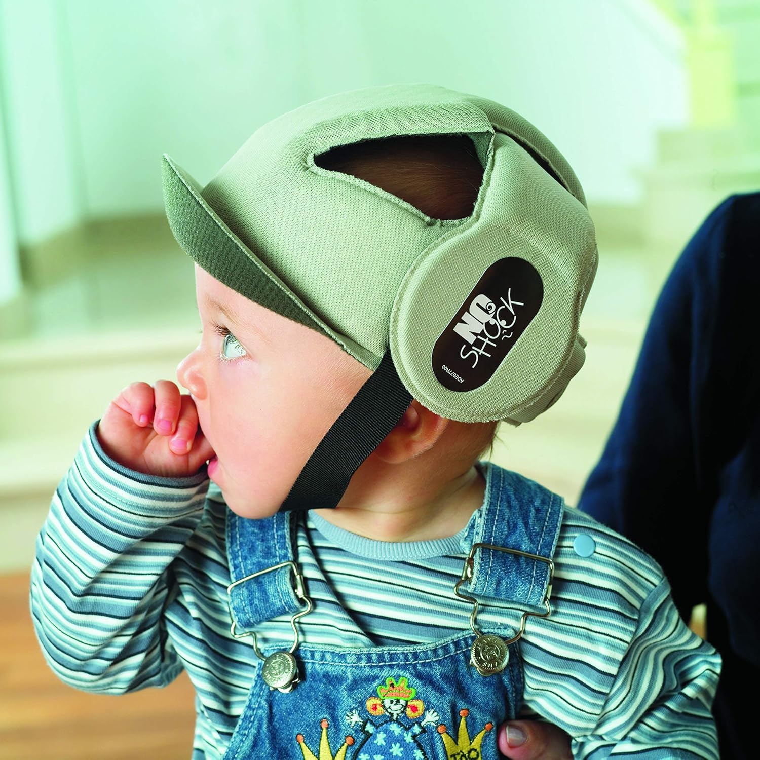 Ok Baby No Shock Protective Soft Baby Helmet, Beige 8-20 months - Image 3