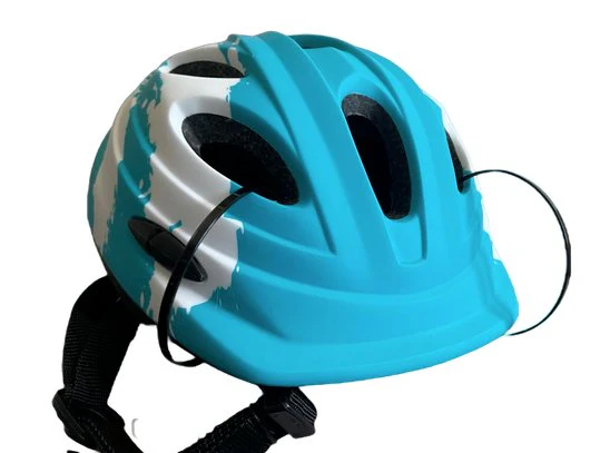 One23 Junior Bike Helmet - Green/White 46-52cm - Image 2