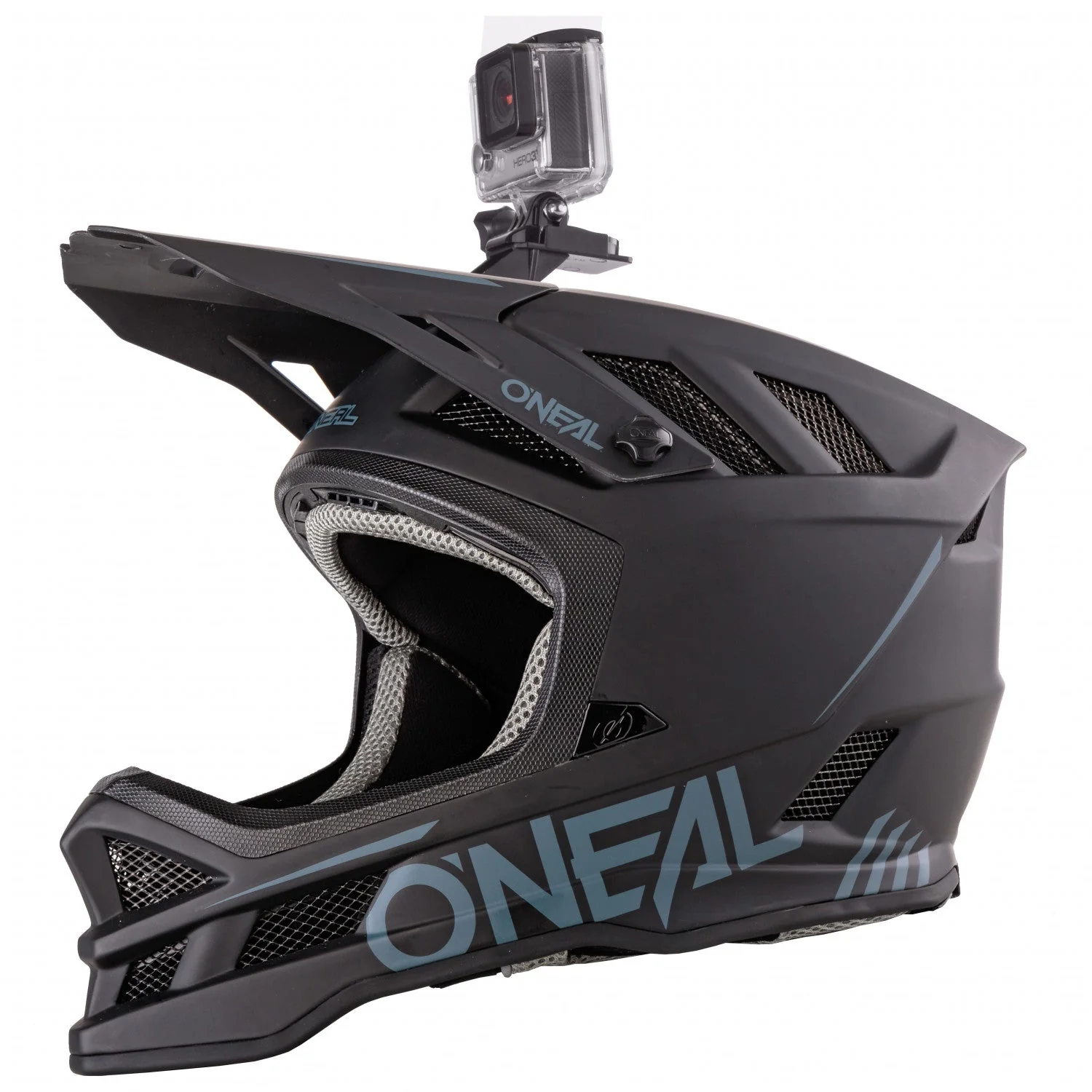 Oneal Blade Polyacrylite Solid Downhill Helmet Black XL - 61-62cm - Image 3
