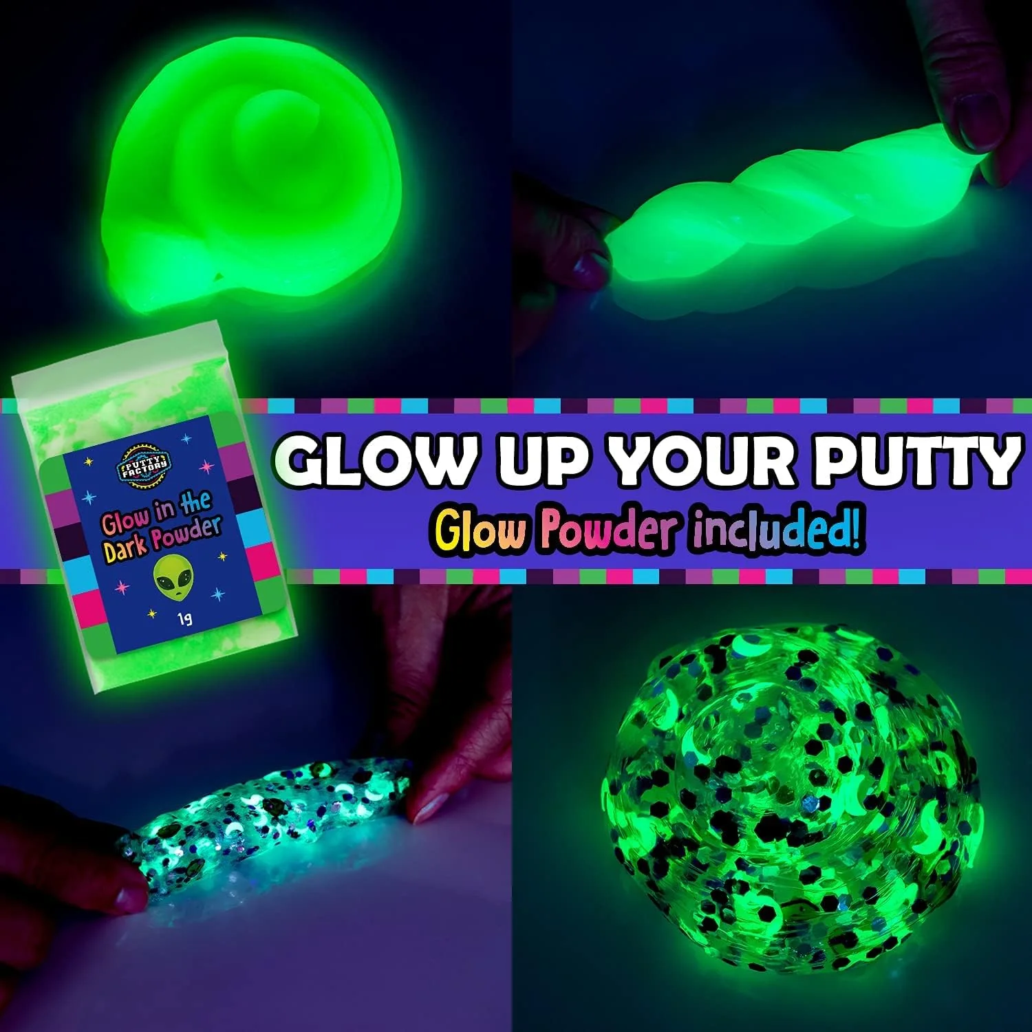 Original Stationery Galaxy Space Goo Putty - 29 Piece - Image 5