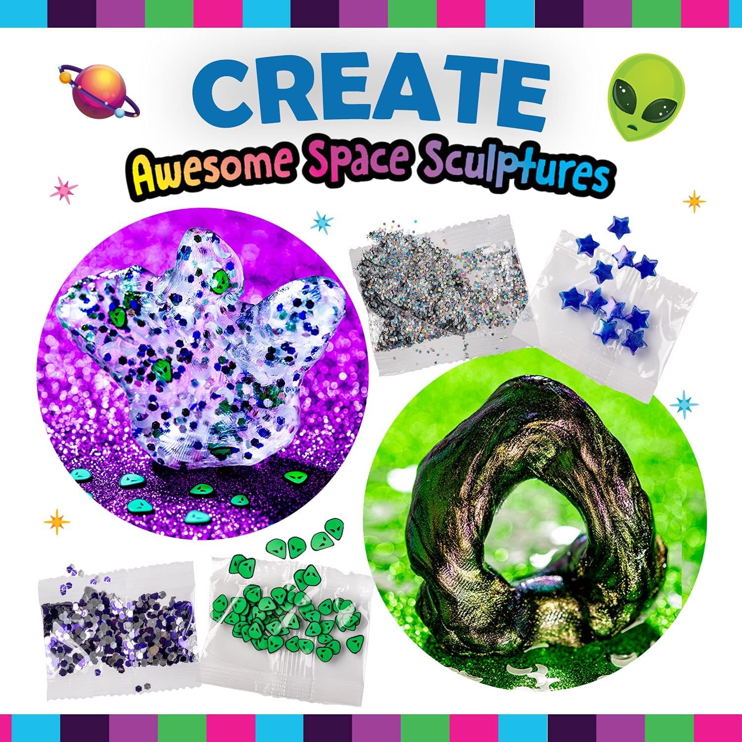 Original Stationery Galaxy Space Goo Putty - 29 Piece - Image 7