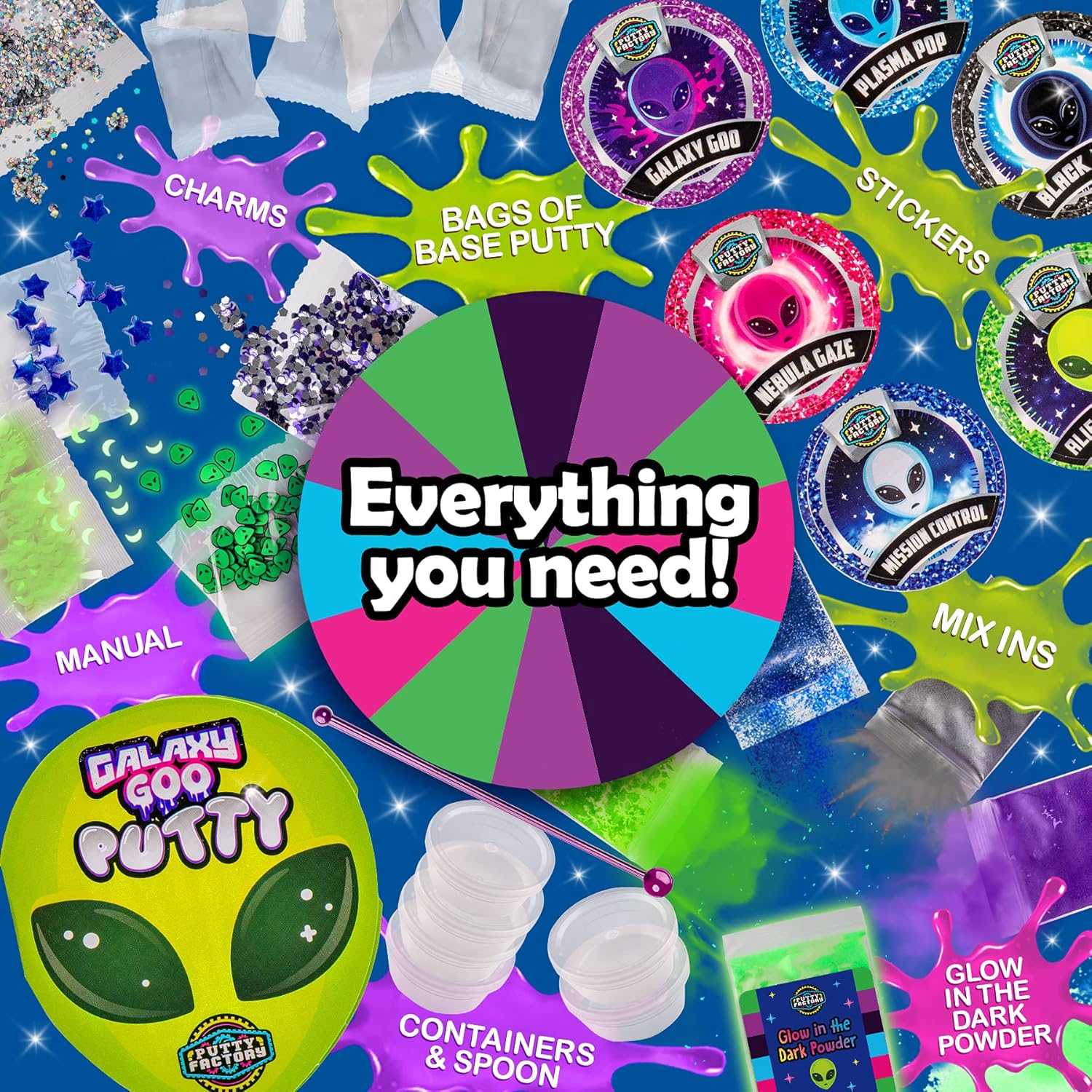 Original Stationery Galaxy Space Goo Putty - 29 Piece - Image 8