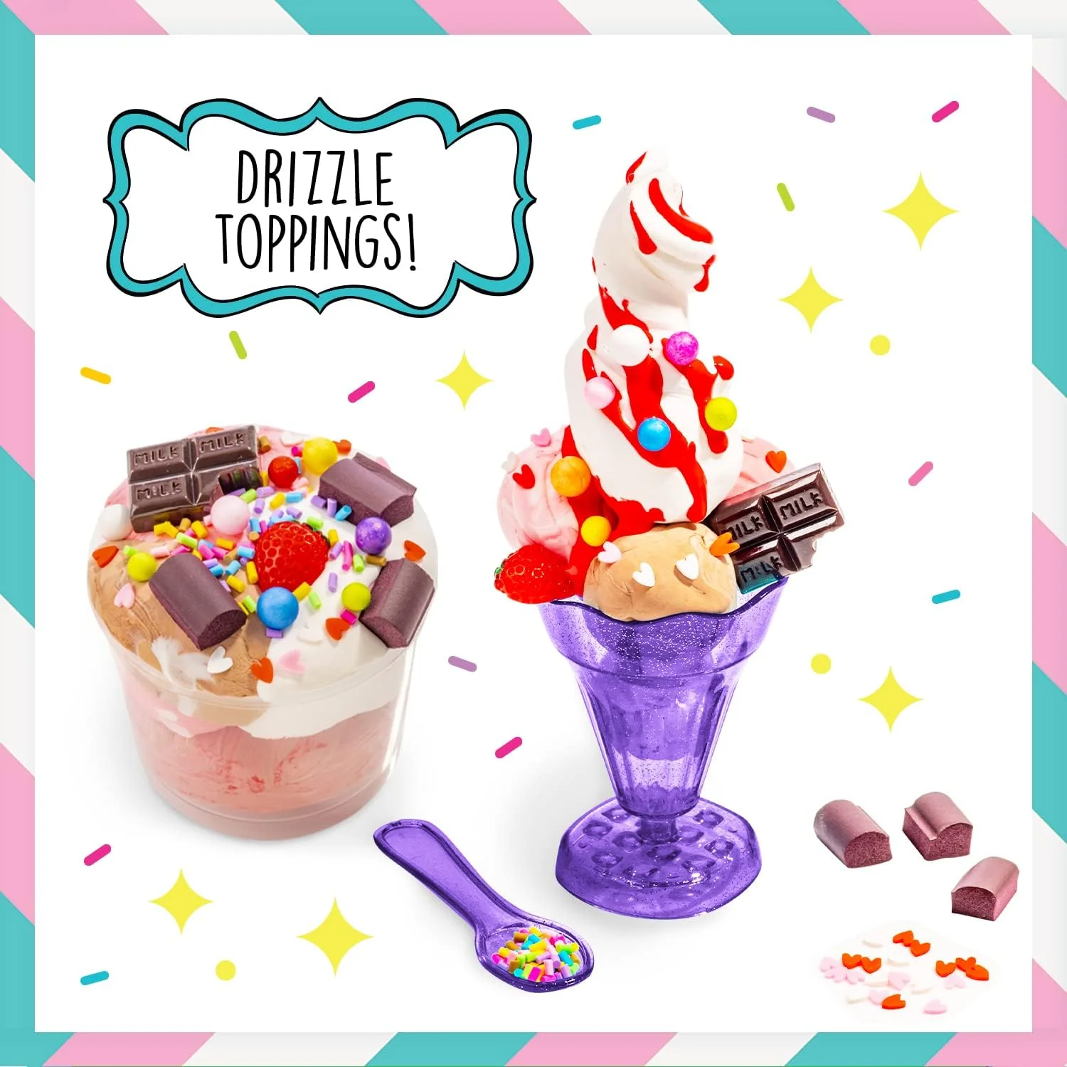 Original Stationery Ice Cream Slime Playshop For Kids - Image 2