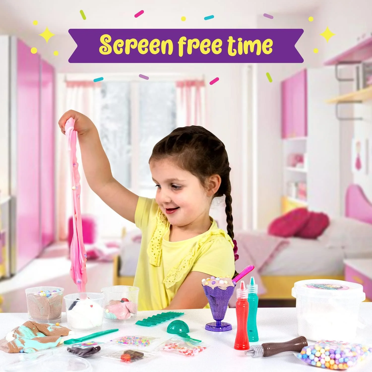 Original Stationery Ice Cream Slime Playshop For Kids - Image 5