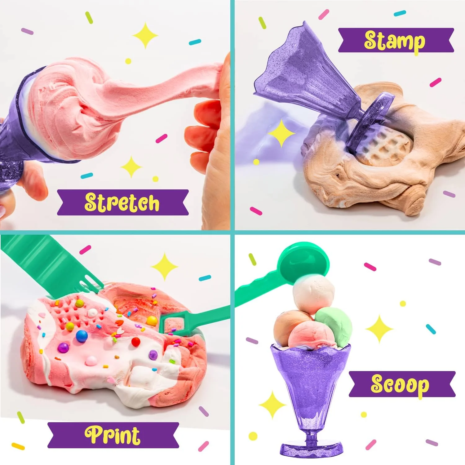 Original Stationery Ice Cream Slime Playshop For Kids - Image 6