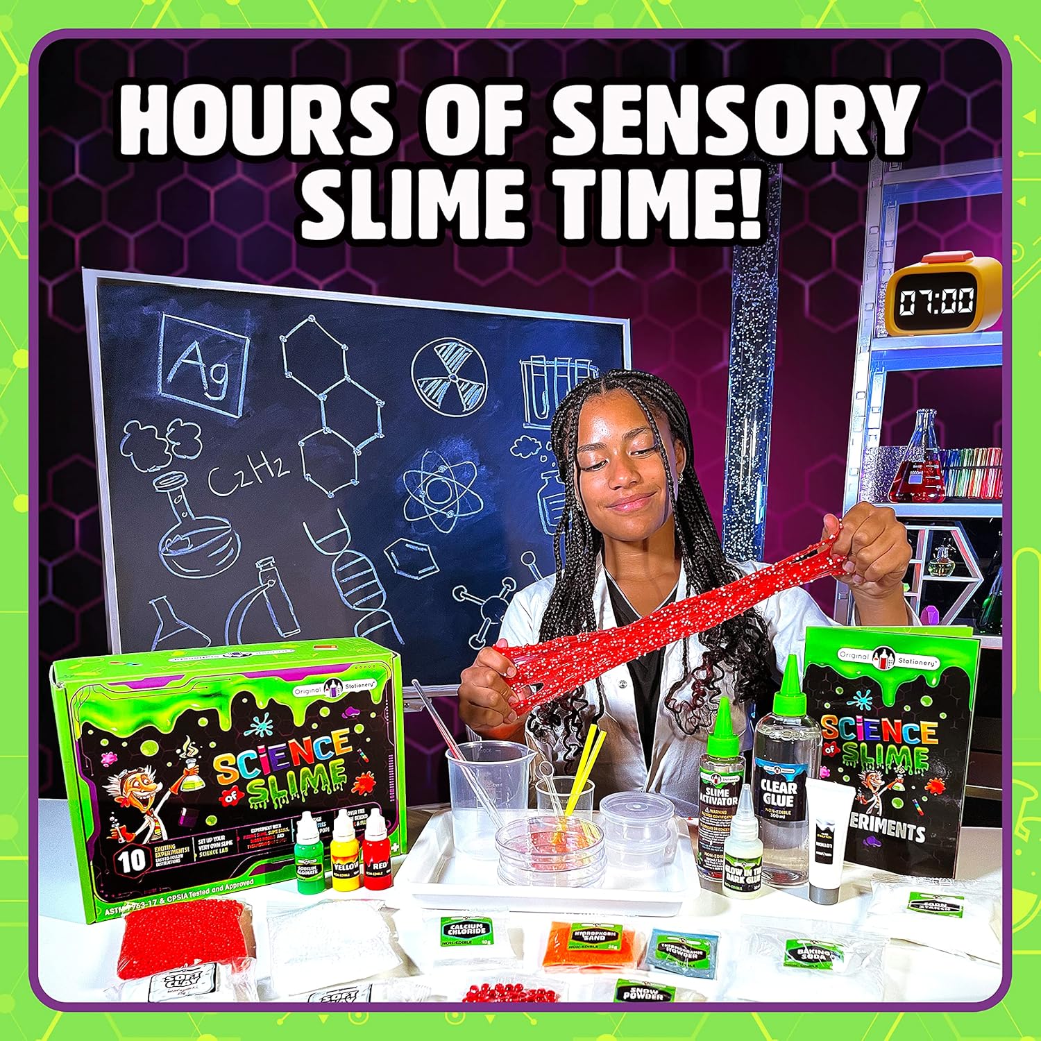 Original Stationery Science of Slime Kit - Age 10+ - Image 3
