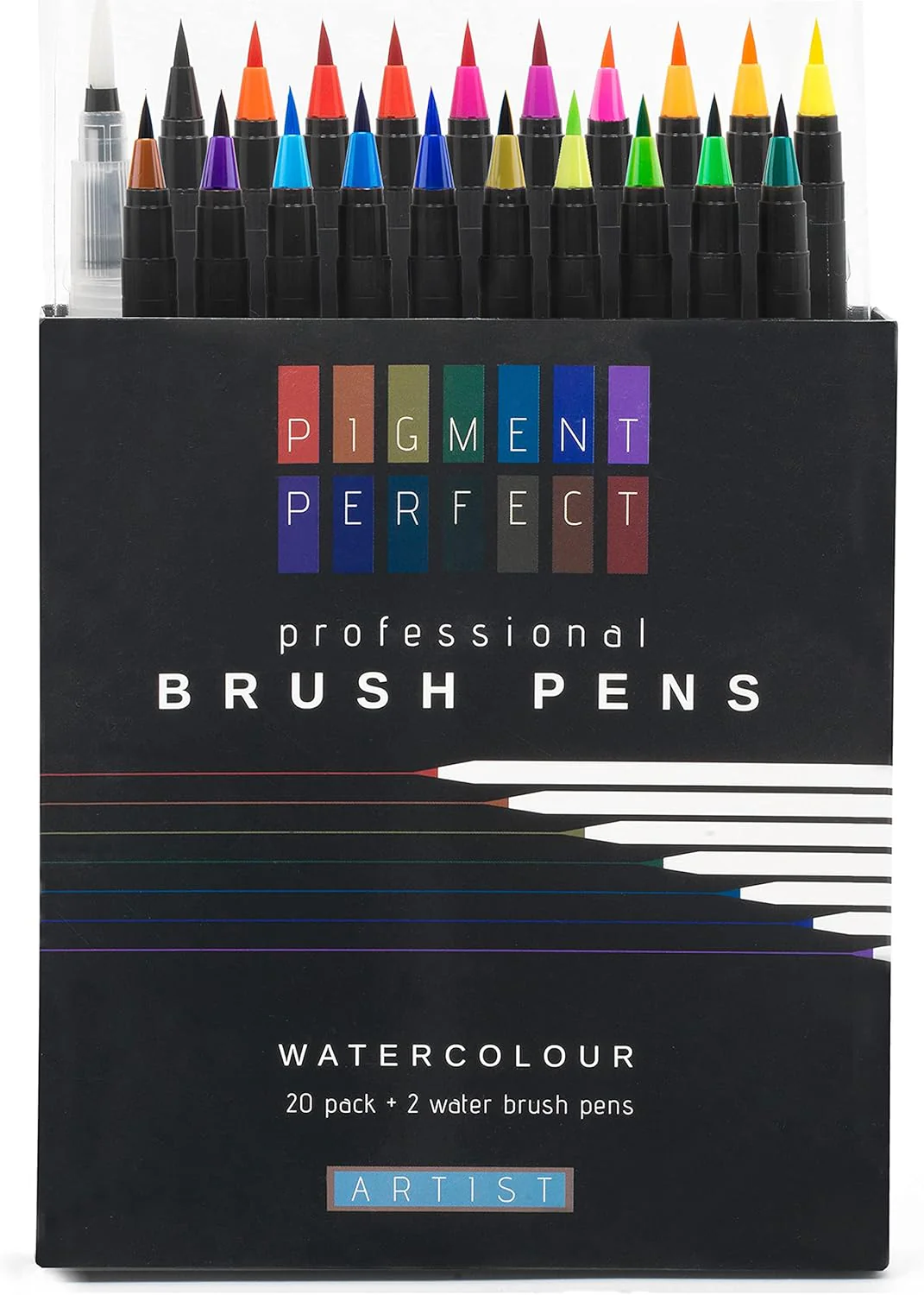 Ottergami Watercolour Brush Pens (20 Pack)
