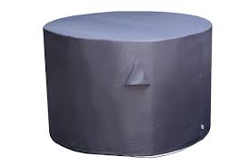 Outdoor Round Dining Table Cover - Grey - 123cm x 78cm
