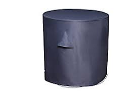 Outdoor Round Dining Table Cover - Grey - 123cm x 78cm - Image 2