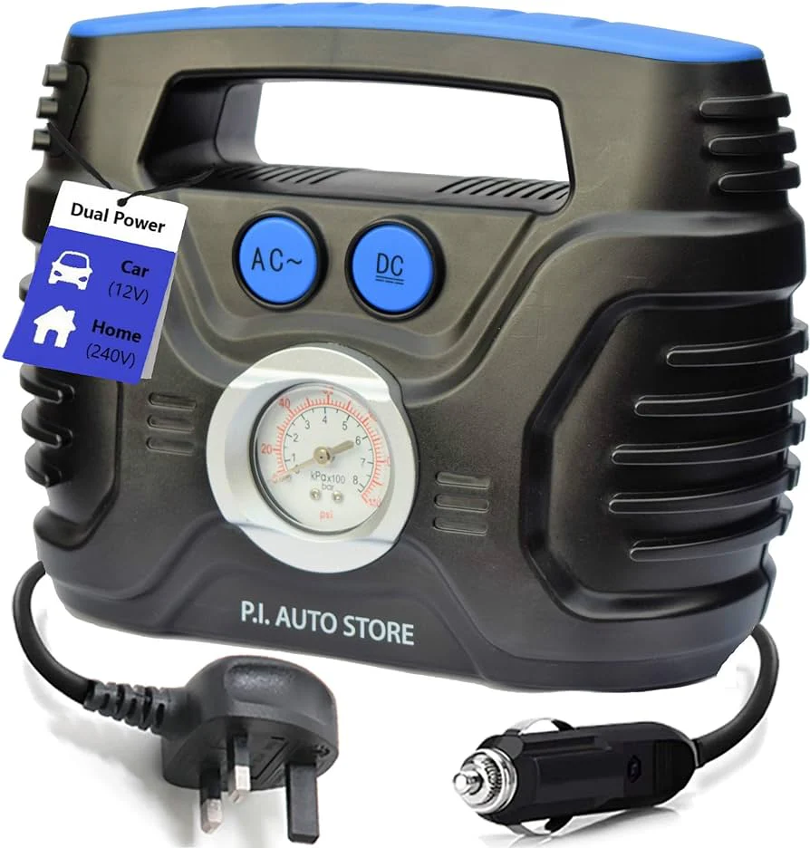 P.I. Auto Store Dual Electric Fast Inflating Tyre Pump