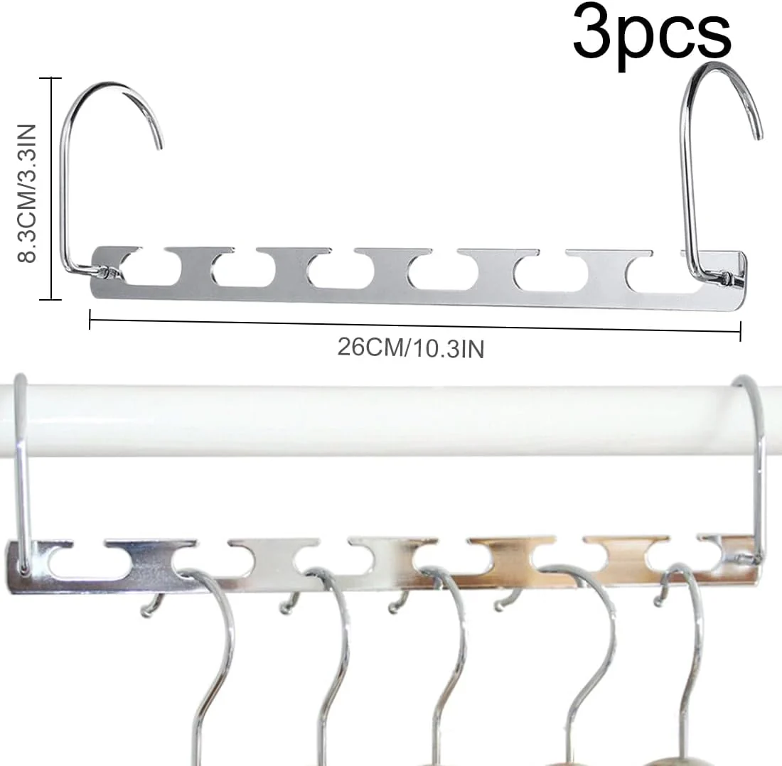 Pack of 3 Magic Space Saving Hangers - Image 2