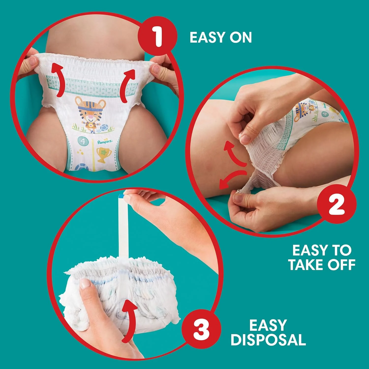 Pampers Baby Dry Pants Size 7 (48 Pants) - Image 3