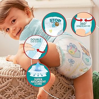 Pampers Baby Dry Pants Size 7 (48 Pants) - Image 4