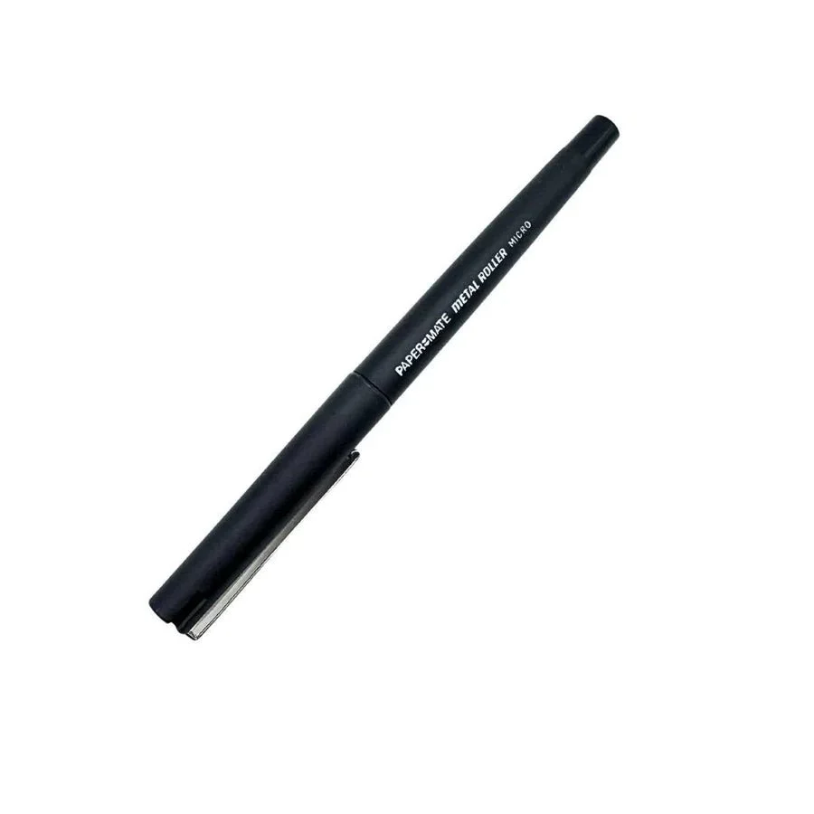Paper Mate Metal Roller Pens - Bulk Pack 144 Pens (Black) - Image 3