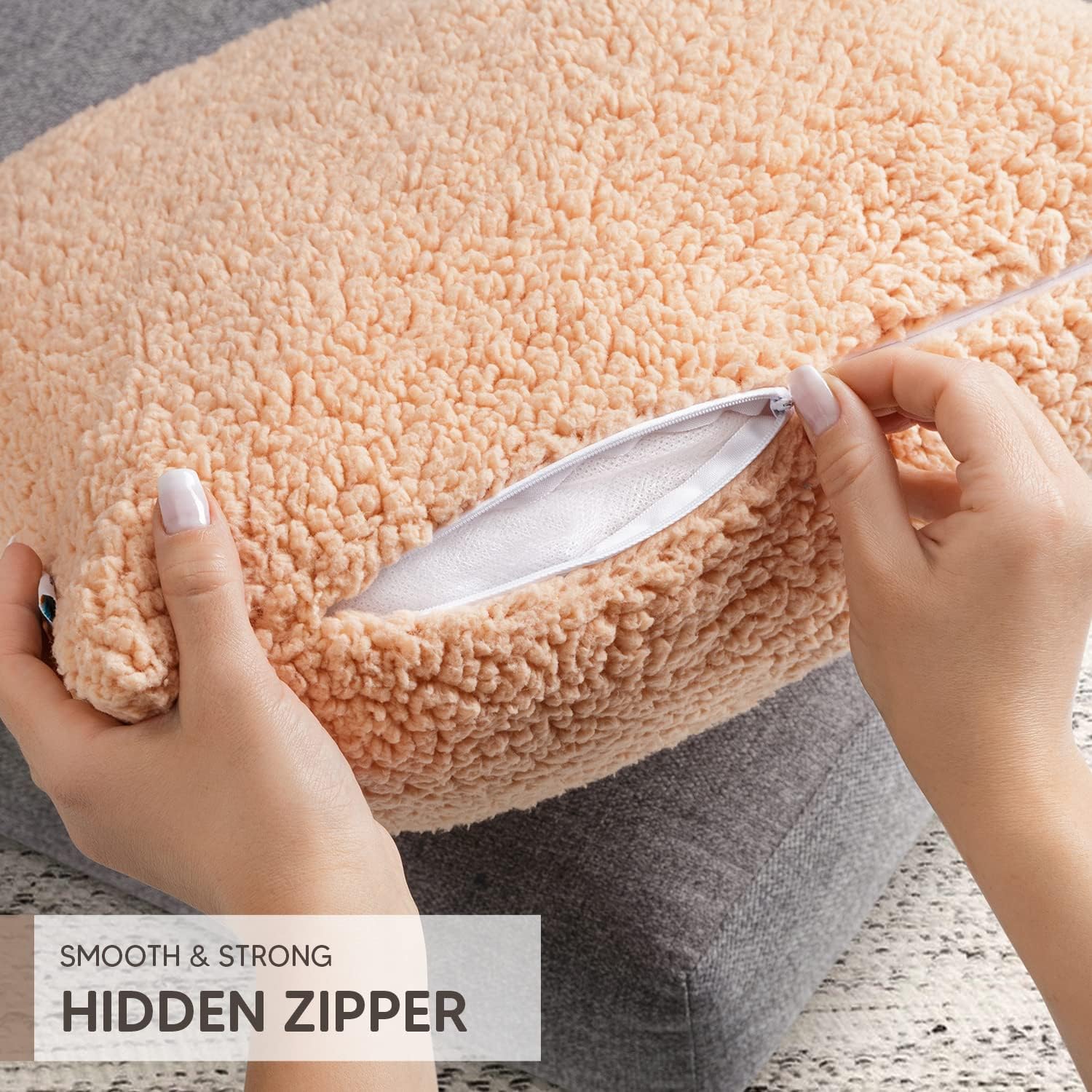 PAULEON Sherpa Cushion Covers 2 Pack - Various Colours - Image 11