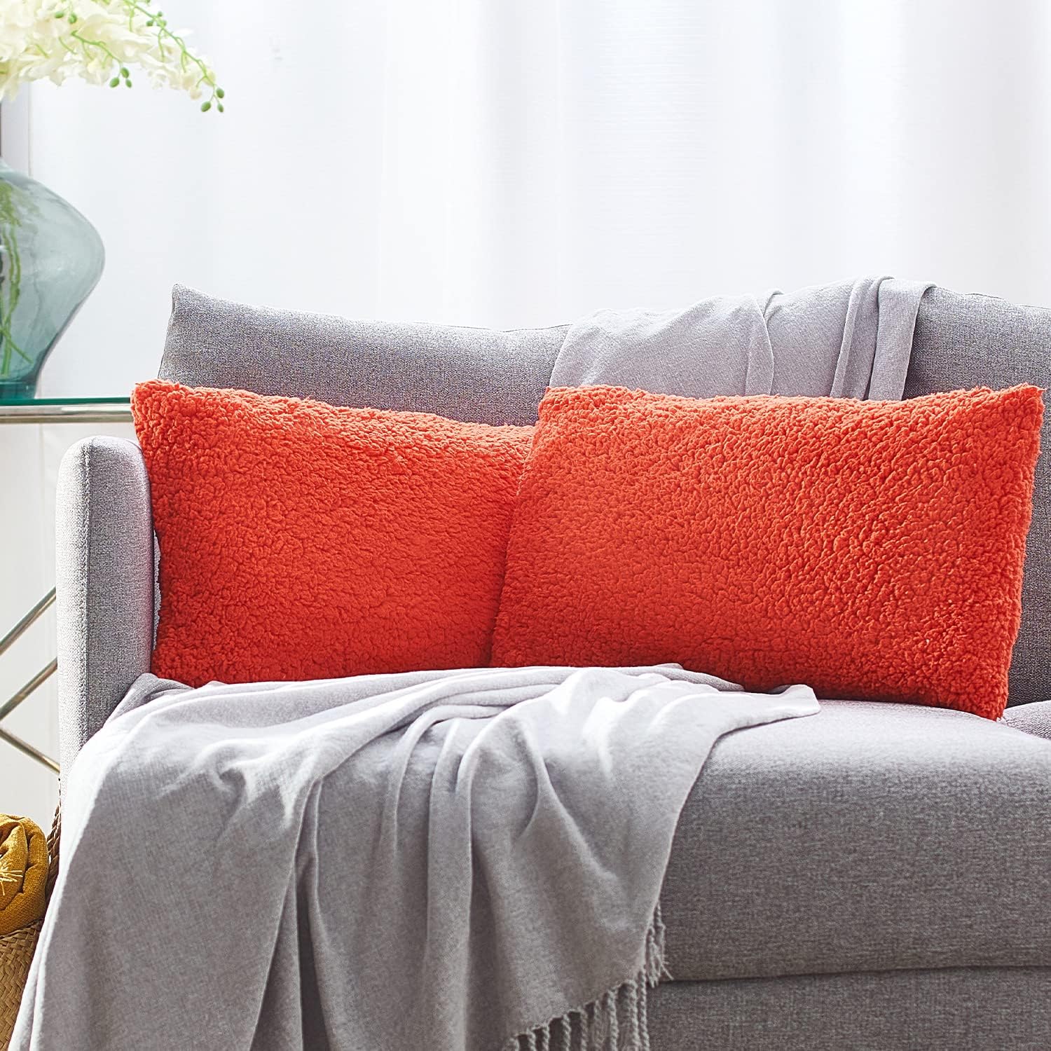 PAULEON Sherpa Cushion Covers 2 Pack - Various Colours - Image 7