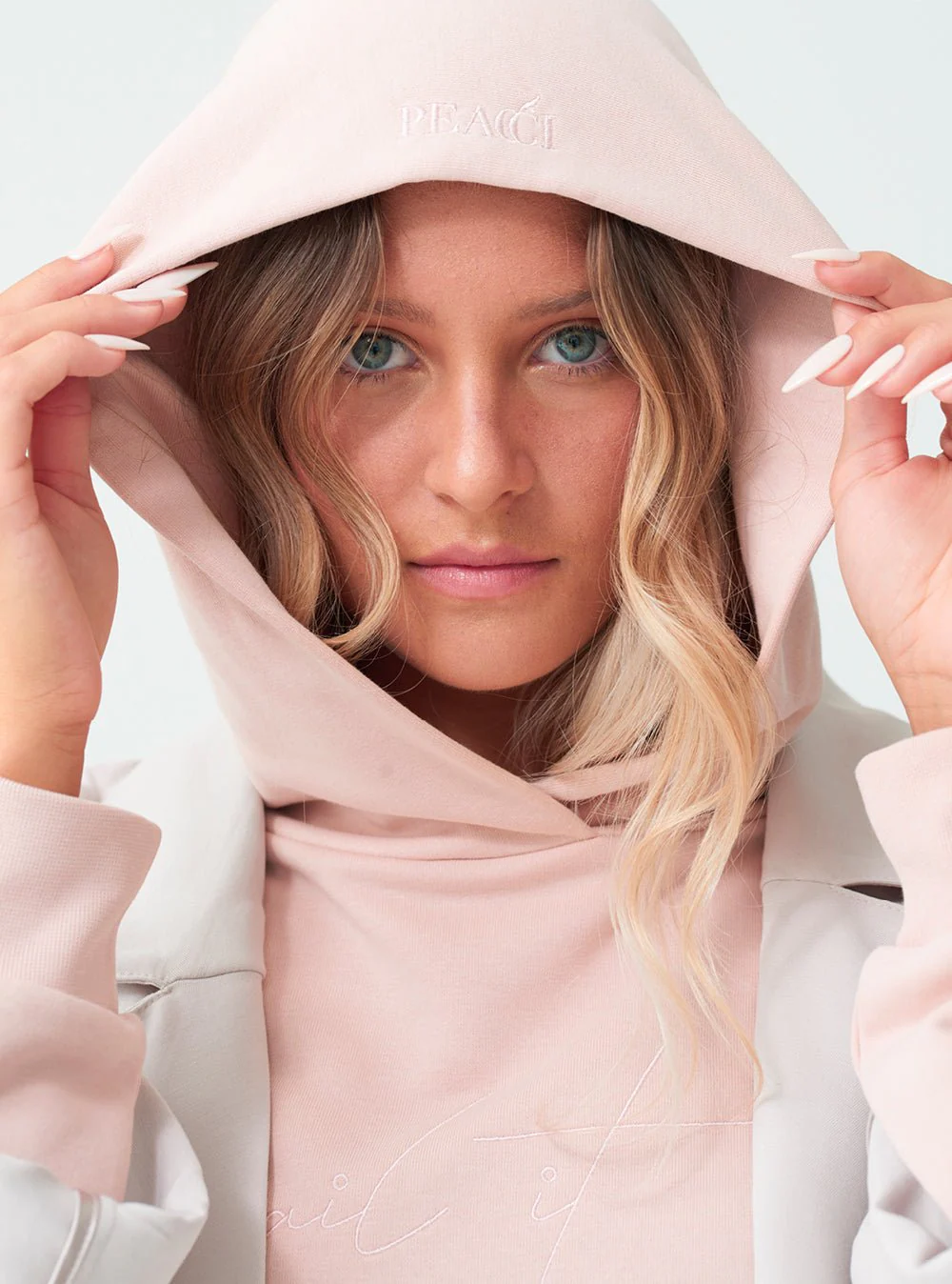 Peacci Apparel Nail It Hoodie - Rose Smoke (Various Sizes) - Image 3
